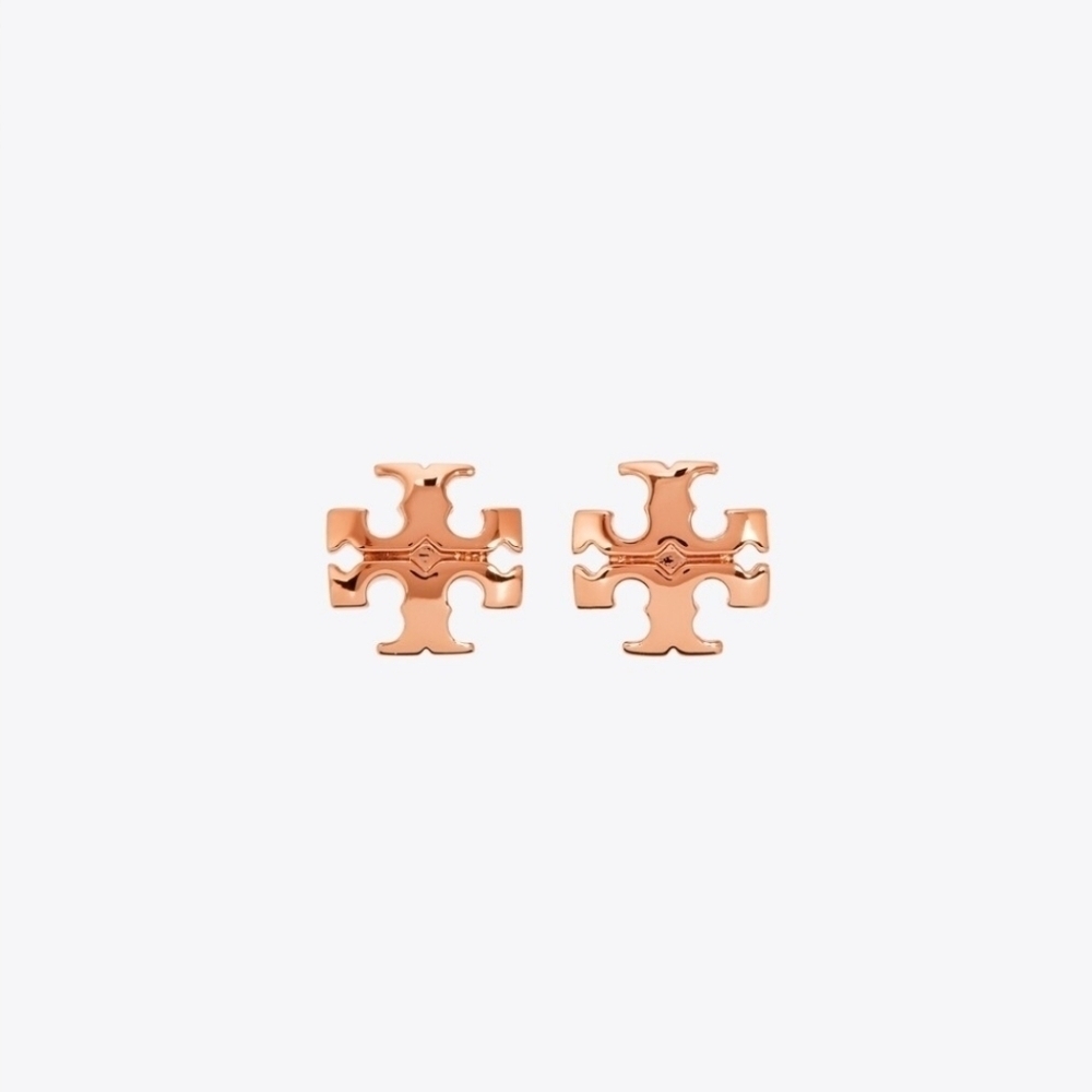 NWT Tory Burch KIRA STUD EARRING RoseGold